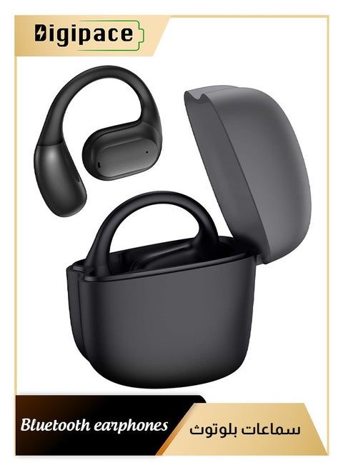 Open Ear Headphones Bluetooth 5.3 Earphones Air Conduction True Wireless Earphones, 14.2mm Big Drivers, Ultra-Light Sport Earbuds with Earhooks,Compatible with iPhone And Android
