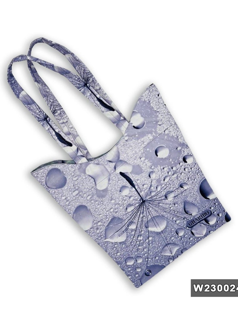 Gharibo Bags Dew Drops Casual Printed Satin Tote Bag  - Image 3