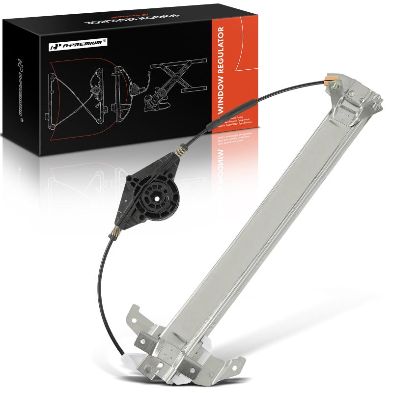 APremium Power Window Regulator Without Motor Compatible with Lincoln Town Car Sedan Limousine 1993 1994 1995 1996 1997 Front Right Side