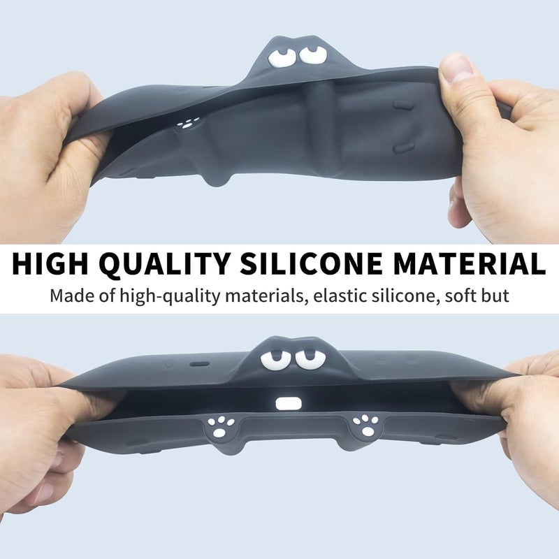 واكانك غطاء واقي لطيف لمكبر الصوت اللاسلكي، متوافق مع Beats Pill، غطاء واقي ضد الخدوش (أسود) - Image 4