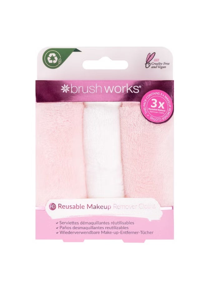 Brushworks brushworks Makeup Remover Cloths (3 Pack) - Image 4