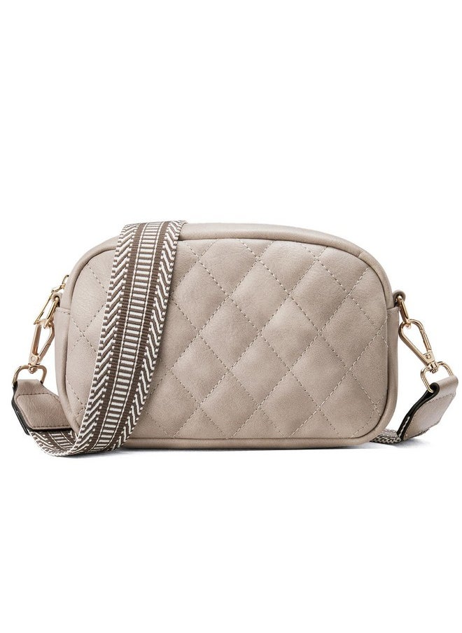Telena Quilted Crossbody Bag Small Crossbody Purse For Women Trendy Leather Lightweight Shoulder Handbags  - Image 1