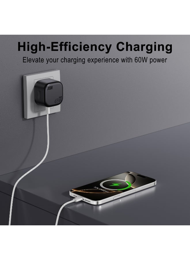 جودا سيلك 60W كيبل سي - سي  أبيض ، 1 متر – 🔌 شحن سريع 60 واط ⚡ – ، كابل شحن سريع 60 واط ⚡، كابل نايلون مجدول 💪، شحن سريع آمن 🛡️، كابل شحن للأجهزة الذكية 📱، شاحن متين 🔧، كابل شحن طويل العمر 🔋، شاحن جودا 🖤، شاحن كيبل سي 🔌، شحن فائق السرعة ⚡، كابل 1 متر 📏، شاحن للأيفون والاندرويد 📱🔋، كابل شحن قوي ومرن 💯. - Image 3