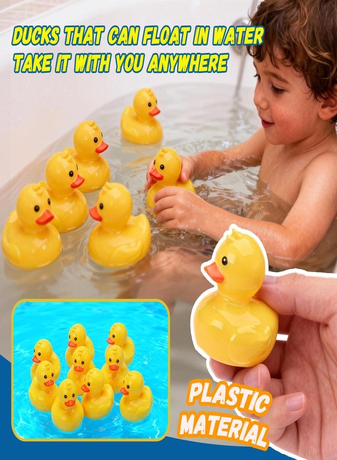 FIVEDAOGANG Duck Matching Bath Toys for Kids - 20 Plastic Ducks with Storage Bag | Fun Memory Games-Float Mini Duck Baby Bath Ducky Shower Toys-Water Outdoor Game for Children,Preschoolers,Birthday Party Carnival - Image 2