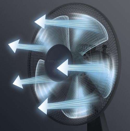 Rowenta Rowenta VU5550 Turbo Silence Oscillating Fan Standing Fan 4 Speed Fan with Remote Control  - Image 5