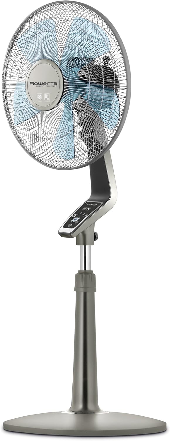 Rowenta Rowenta VU5550 Turbo Silence Oscillating Fan Standing Fan 4 Speed Fan with Remote Control  - Image 3