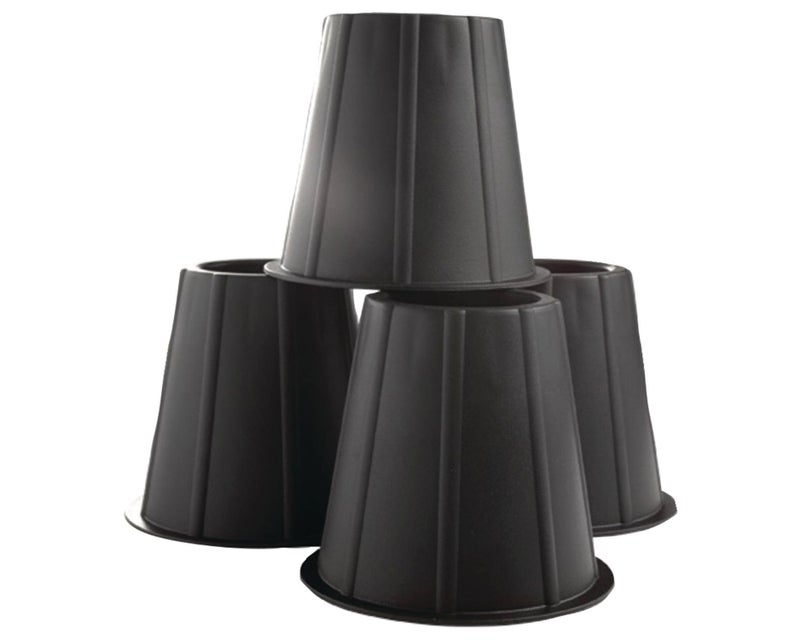 Range Kleen WWK0562 Black Under Bed Spacers 4 Pack 55 Inches Lift