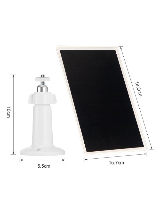 Solar Panel Charger for Ring Camera, Camcorder Solar Charger Compatible with Ring Stick Up Cam Battery, Stick Up Cam Pro Battery, Spotlight Cam Plus Battery, Spotlight Cam Pro Battery, 6W, 2 Pack - Image 5