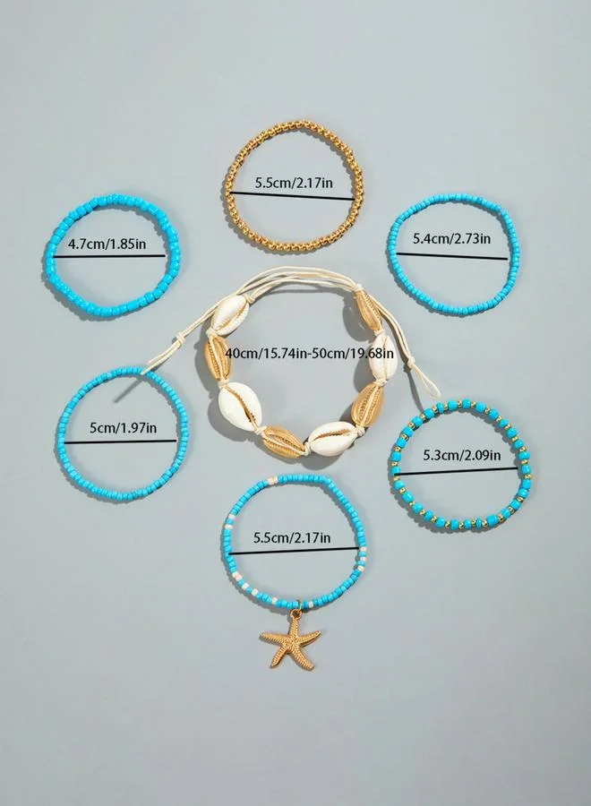 Take Two Bohemian Stackable Starfish Bracelets