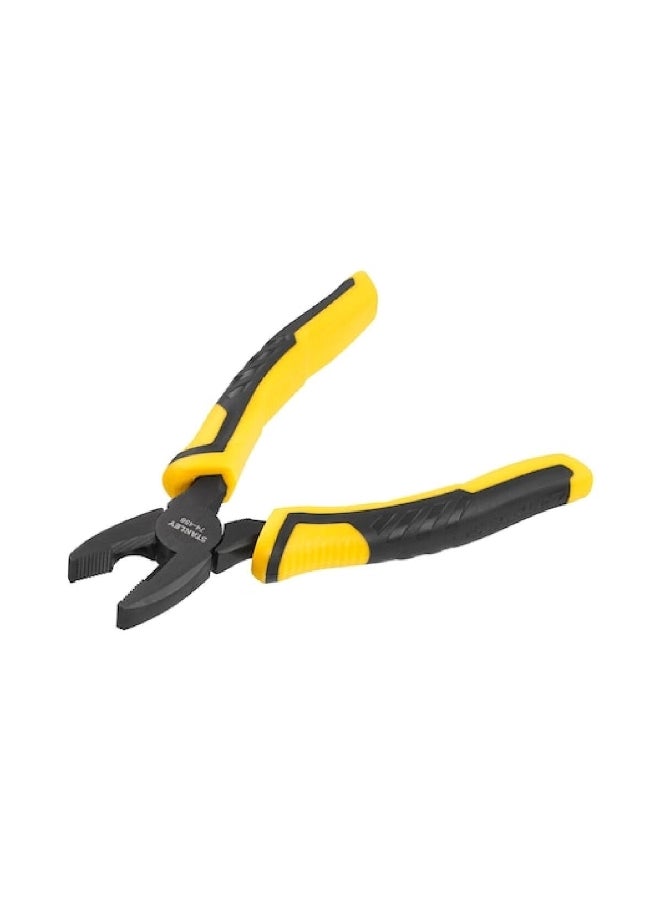 Stanley Dyna Grip Combination Plier Yellow and Black 150 mm STHT0-74456 - Image 1