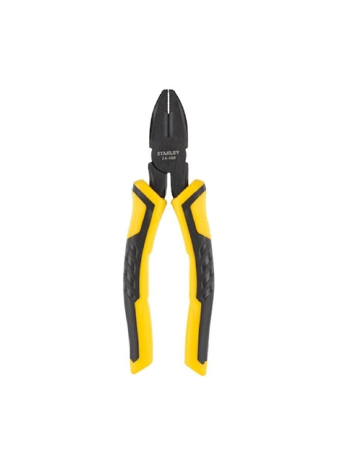 Stanley Dyna Grip Combination Plier Yellow and Black 150 mm STHT0-74456 - Image 2