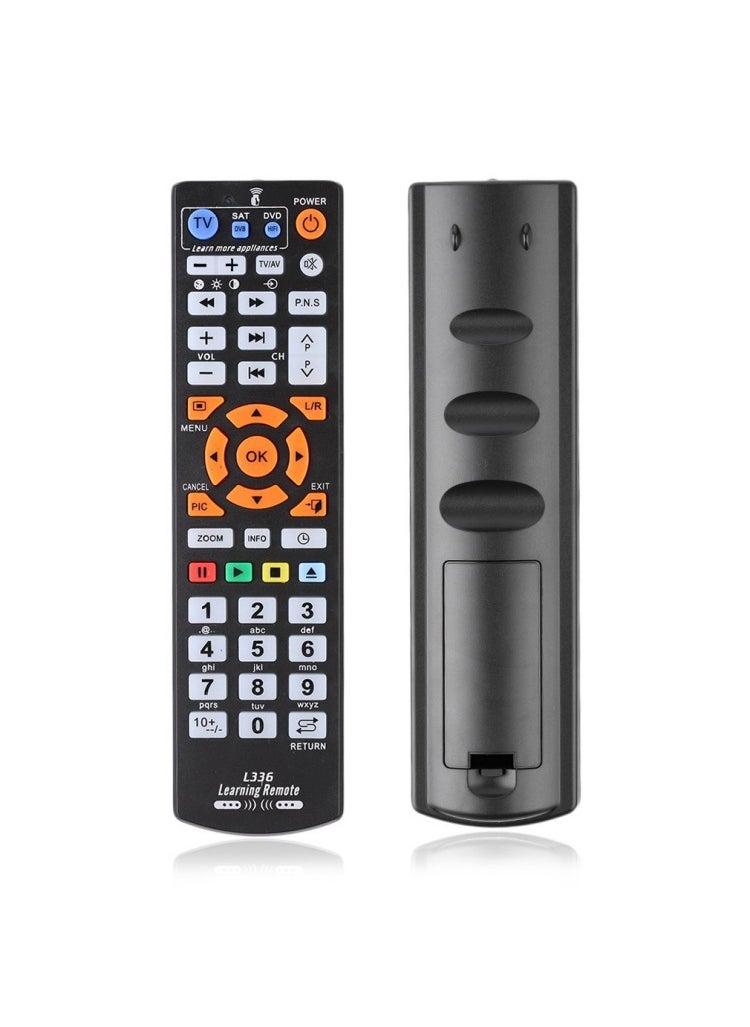 Generic L336 Universal TV Learning Remote Control Black 