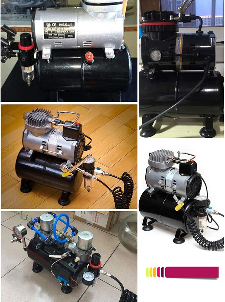 Bahels 3.5L Air Storage Tank, 4 Holes Air Tank AS18B AS186 Model Air Pump Compressor Spraying Air Compressor Tank (Set G) (Size : Set F) - Image 5