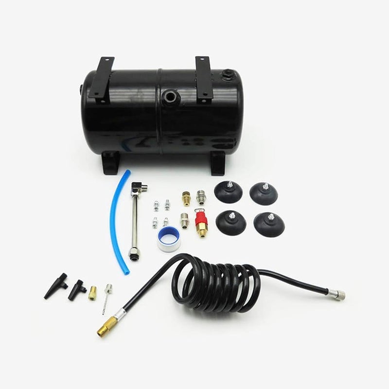 Bahels 3.5L Air Storage Tank, 4 Holes Air Tank AS18B AS186 Model Air Pump Compressor Spraying Air Compressor Tank (Set G) (Size : Set F) - Image 1