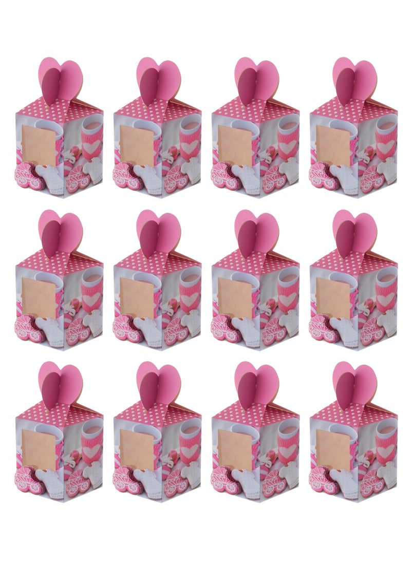 Hic small gift boxes for sweets 12 pcs size 12*10 cm  - Image 1