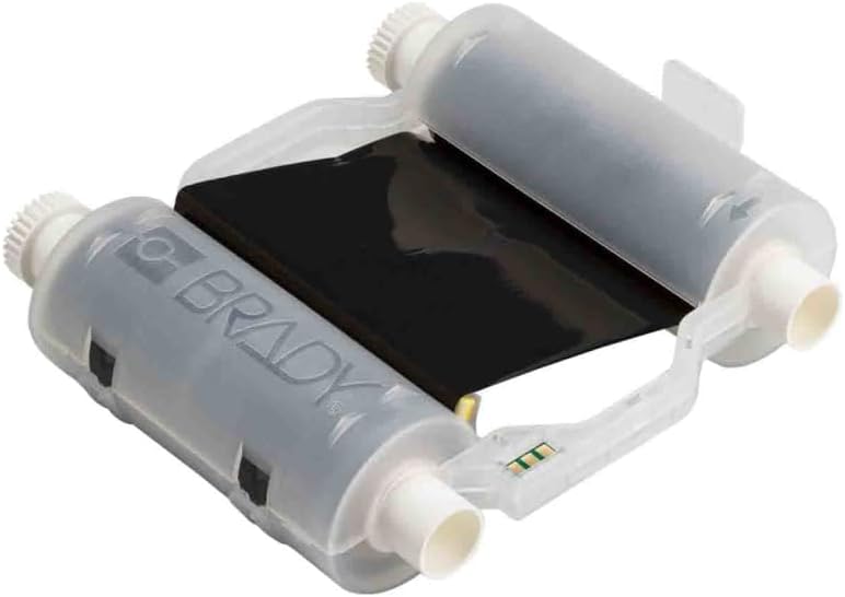 Brady B30 Series R6000 Black Printer Ribbon - 200' Length, 4.33" Width - Image 1