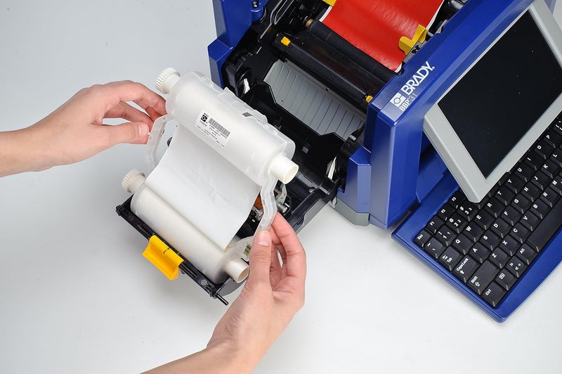 Brady B30 Series R6000 Black Printer Ribbon - 200' Length, 4.33" Width - Image 2