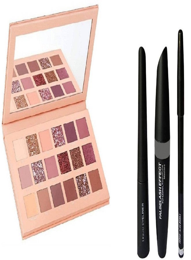 Ovking Eyeshadow Palette 18 Color Makeup Palette Highlighters Eye Make Up High Pigmented Professional Mattes and Shimmers & 24 Makeup bushes - Image 2