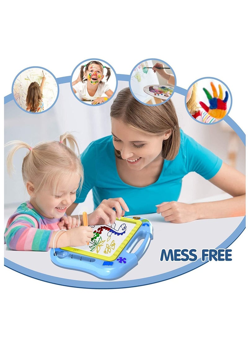 SYOSI Magnetic Drawing Board table with Stamps PenColorful Erasable Magnet Writing Sketching Pad for Toddlers Learning Toys  Education Doodle Toys for 3+ YearOld Kids Birthday Gift - Image 4