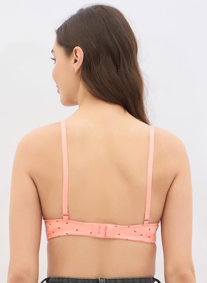 Clovia Set of 2 - Padded Non-Wired Full Coverage Heart Print Bra - Image 5