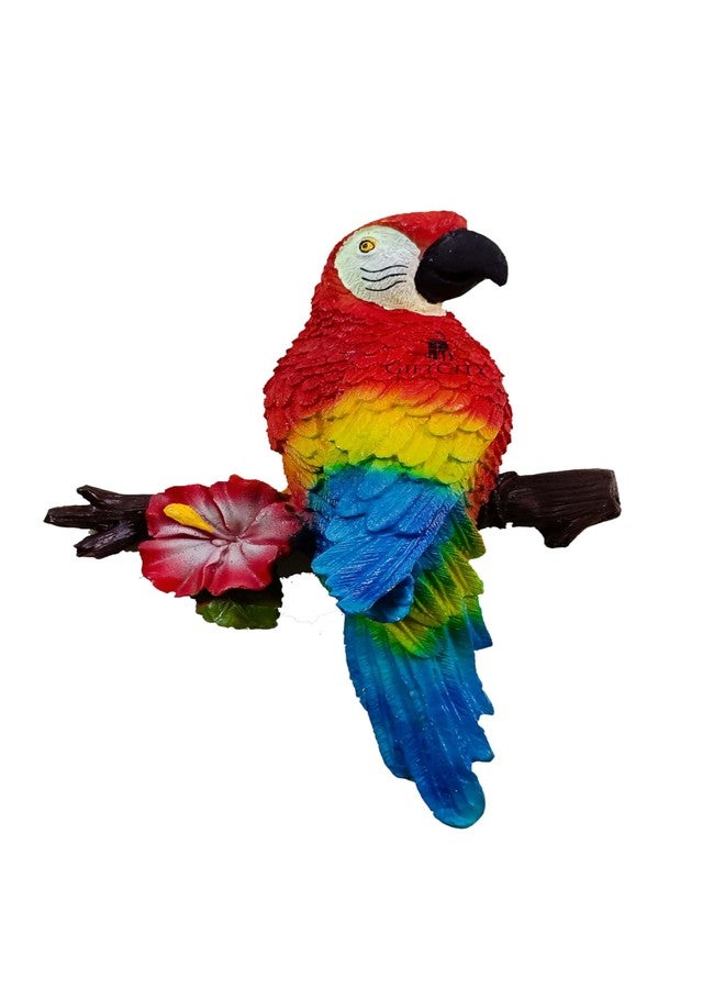GIFTCITY Decorative Parrot Wall Hanging, Colourful Macaw Design, 30 cm x 18.7 cm - Image 4