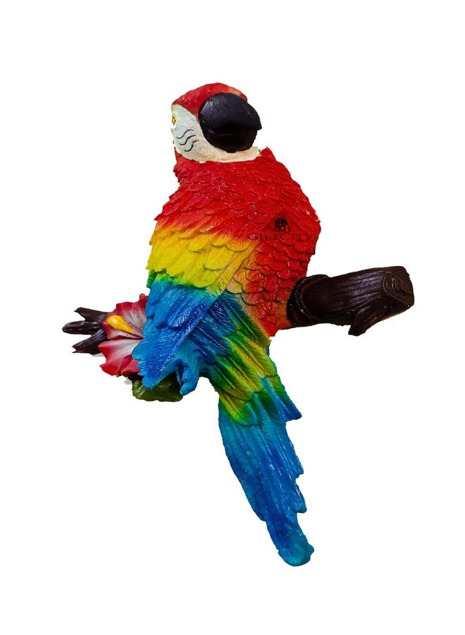 GIFTCITY Decorative Parrot Wall Hanging, Colourful Macaw Design, 30 cm x 18.7 cm - Image 5