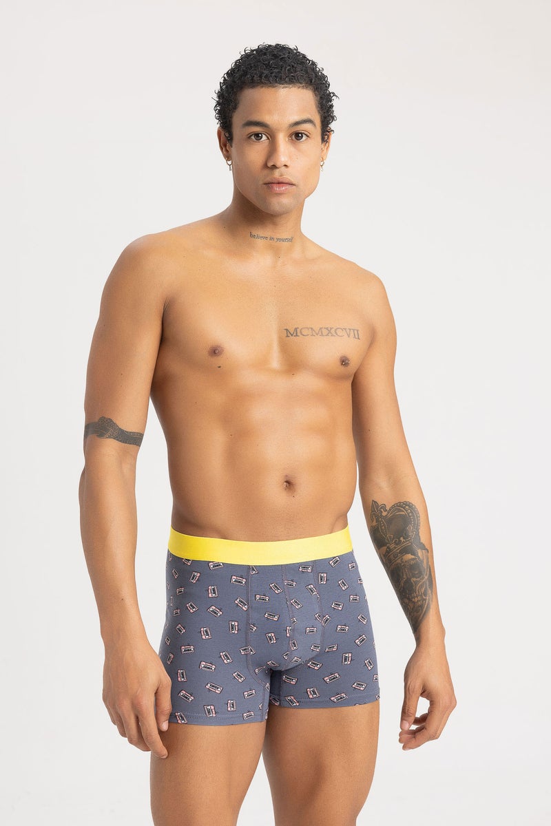 DeFacto Blue Man Man 3 piece Regular Fit Boxer Casual - Image 2