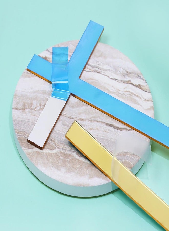 ONLYKXY 3pcs Big Cross Cake Side Decor Acrylic Cross Cupcake Topper Glitter Pick for Theme Party Craft DIY,Bless,Wedding, Bridal Shower,Christmas,Hallowmas,Birthday Baptism,3.9x5.9in (Golden) - Image 3