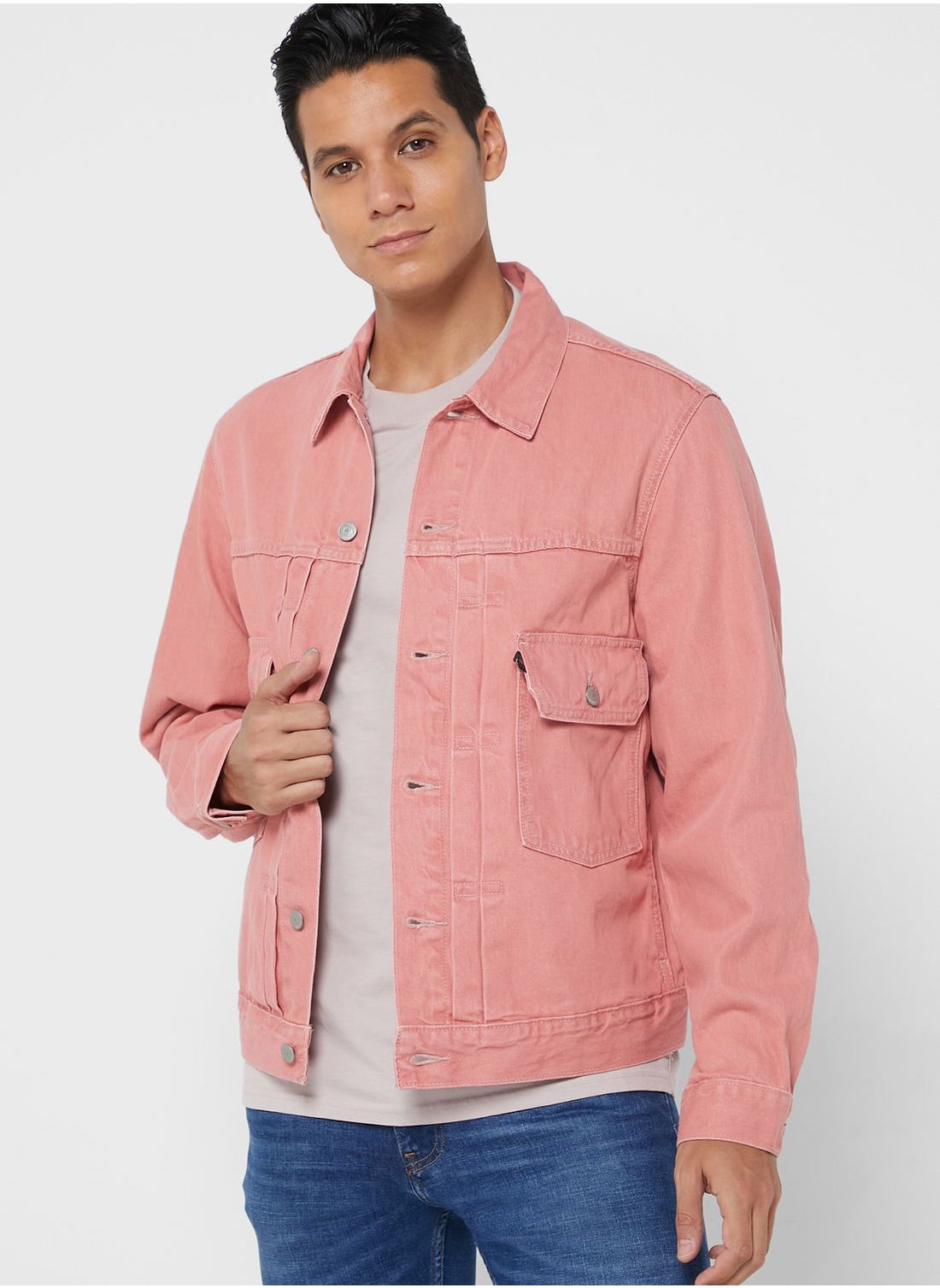 Levi's Men's Trucker Jacket in Pink for Men