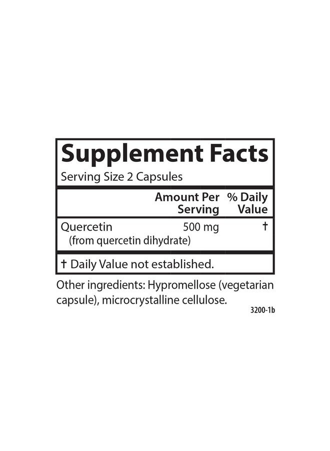 Carlson - Quercetin, 500 mg, Seasonal Support, Skin Health, Optimal Wellness, 60 Vegetarian Capsules - Image 4