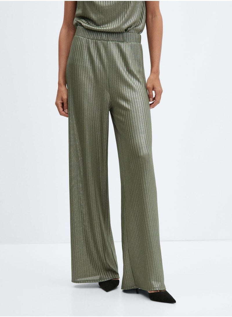 MANGO - Wide Leg Pants - Image 1