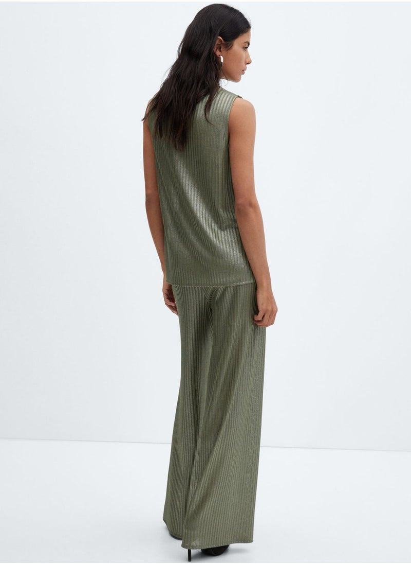 MANGO - Wide Leg Pants - Image 1