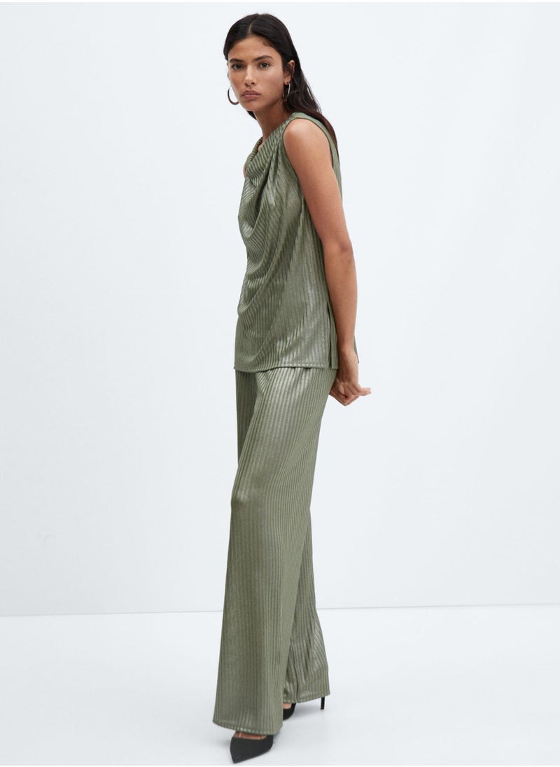 MANGO - Wide Leg Pants - Image 1