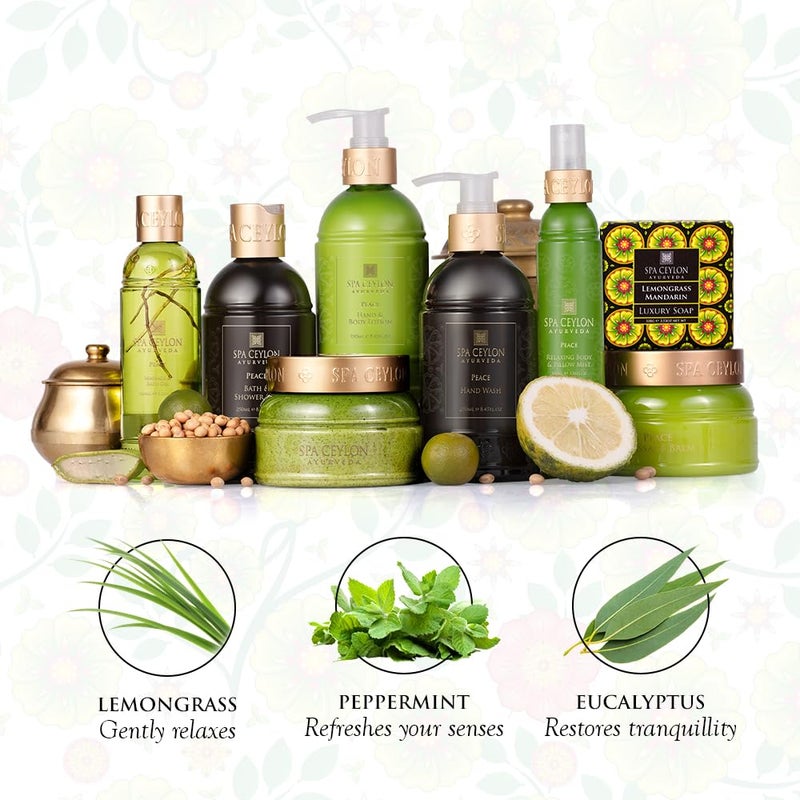 SPA CEYLON Peace Hand Wash | Gentle Hand Wash | Hydrates & Cleanses | Liquid Hand Soap | Aromatic Fragrance of Peppermint, Lemon, Lemongrass | 250ml - Image 5