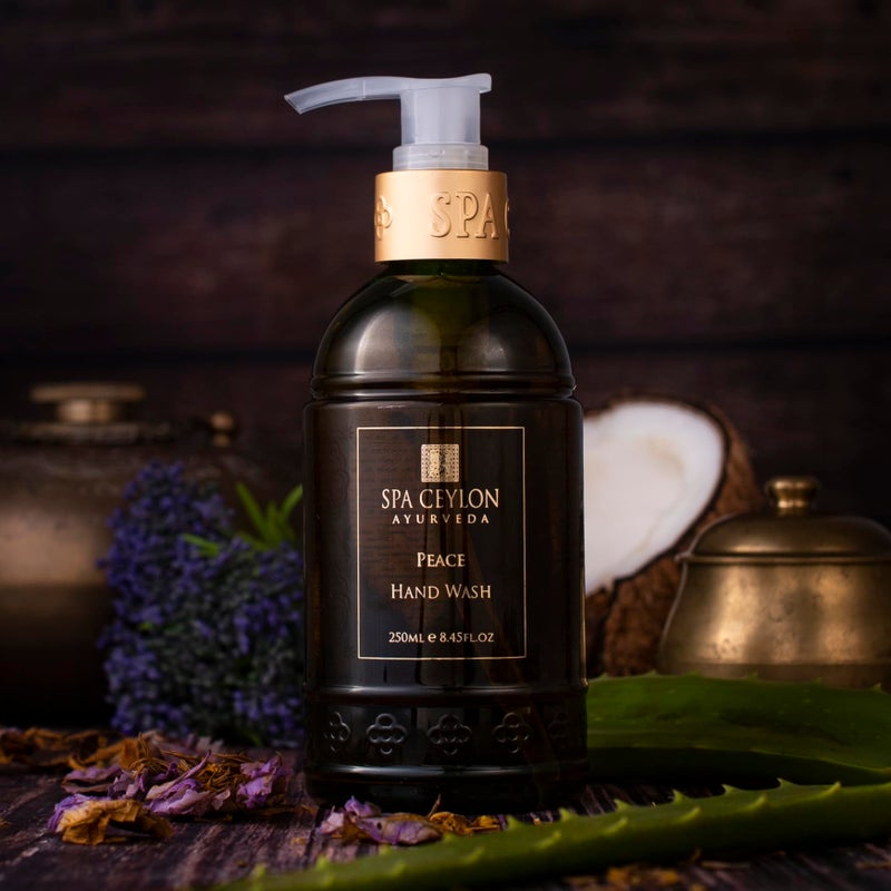 SPA CEYLON Peace Hand Wash | Gentle Hand Wash | Hydrates & Cleanses | Liquid Hand Soap | Aromatic Fragrance of Peppermint, Lemon, Lemongrass | 250ml - Image 3