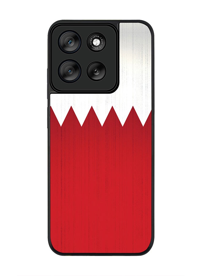 Stylizedd For Motorola Moto G56 Case,Slim fit Camera Protection, Shockproof Thin Phone cover  - Flag Of Bahrain - Image 1