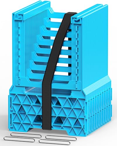 PAULINN 10FT RV Camper Sewer Hose Support, Height Adjustable Sewer Hose Support for RV Camper, Deep Cradles Design, Quick Setup and Takedown, w/Secure Rubber Band & Carrying Strap - Image 1