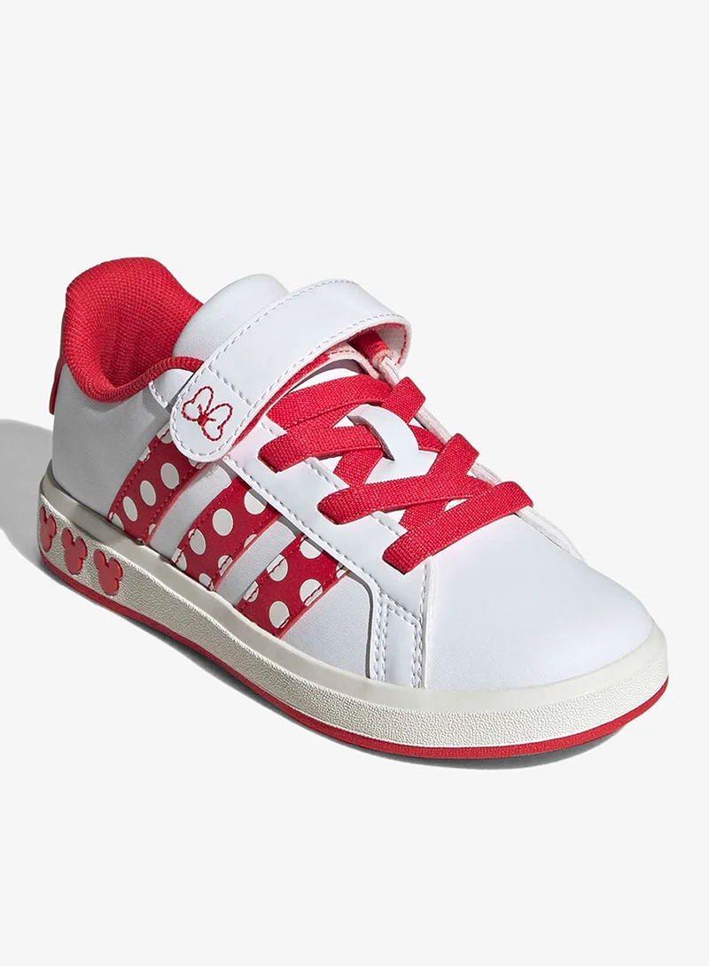 Adidas FTWWHT/PURRUB/OWHITE Kids Grand Court Minnie El  | Best Price UAE