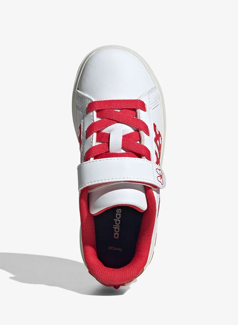 Adidas FTWWHT/PURRUB/OWHITE Kids Grand Court Minnie El  | Best Price UAE