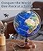 Pintoo 3D Puzzle Globe Legendary Small 6 Earth Globe Decor with 240 Curved Translucent Puzzle Pieces Globes of The World for Unisex Adults Explorers Business Home Decoration A3752 - Image 4
