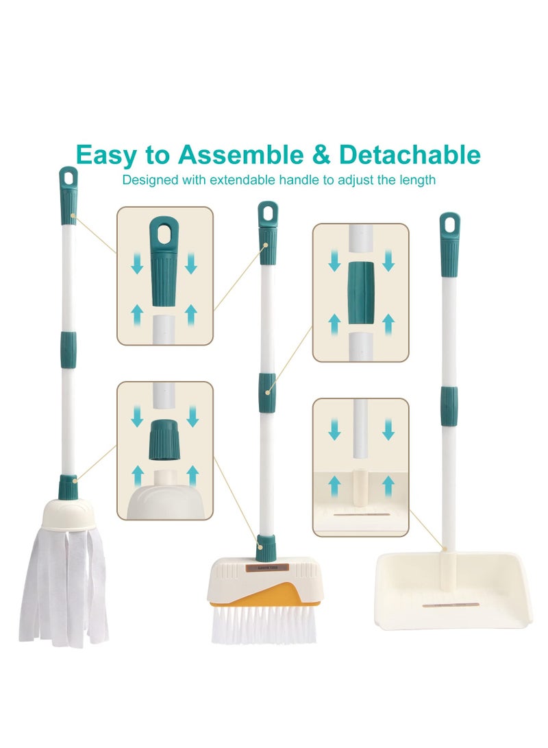 XiuWoo Kids Children Pretend Play Toy Cleaning Toy Set Housekeeping Kit  for Toddlers Play House Early Education Enlightenment - Image 4