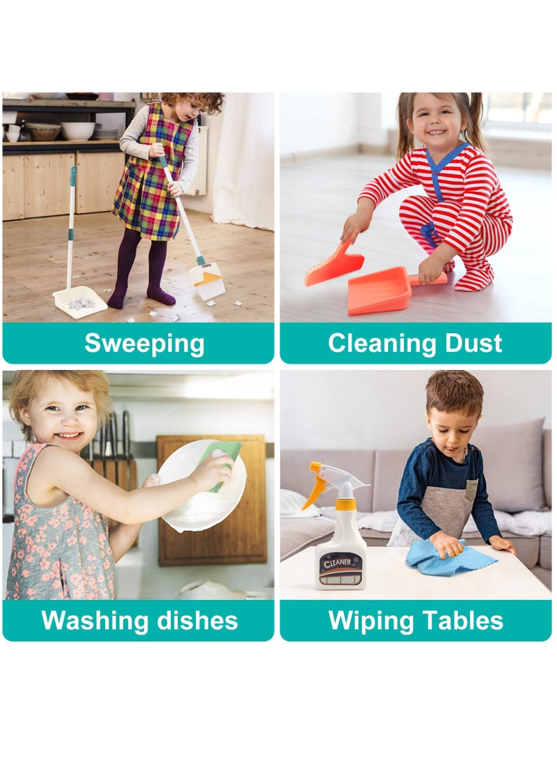 XiuWoo Kids Children Pretend Play Toy Cleaning Toy Set Housekeeping Kit  for Toddlers Play House Early Education Enlightenment - Image 3