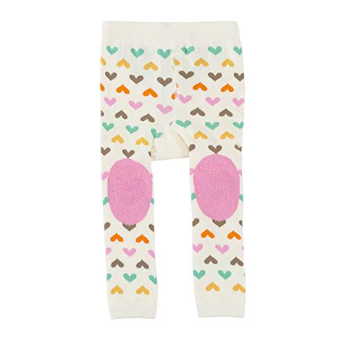 ZOOCCHINI Baby/Toddler Crawling Pants with Non-Slip Silicone Knee Grippers and Matching Anti-Skid Socks, 6-12 Months, Fiona The Fawn - Image 3
