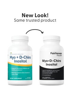 fairhaven health Myo + D-Chiro Inositol 120 Capsules  - Image 1