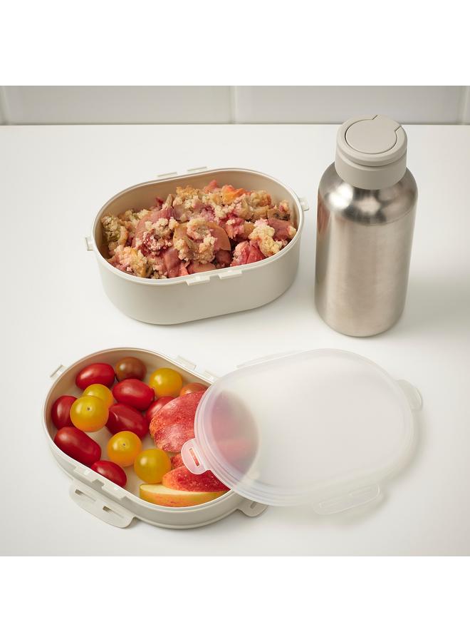 Green Tiger Stackable lunch box for dry food, light grey-beige  - Image 4