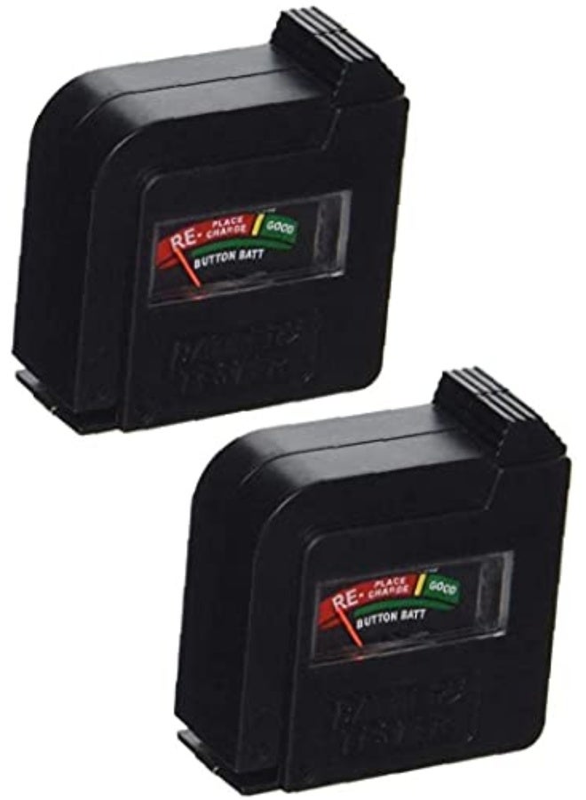 Generic 1Pc Bt-860 Battery Tester Checker 1Pc Battery Volt Tester Monitor For 9V 1.5V Button Cell - Black  - Image 2