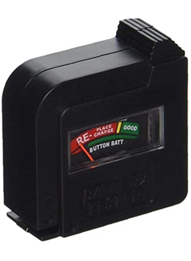 Generic 1Pc Bt-860 Battery Tester Checker 1Pc Battery Volt Tester Monitor For 9V 1.5V Button Cell - Black  - Image 1