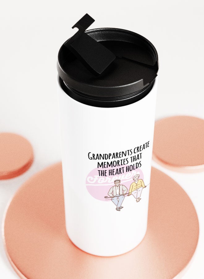 LIT كوب أبيض مع اقتباس متعلق بالعائلة - كوب مستقيم - أفكار هدايا للعائلة - اقتباس عن الأجداد - Image 5