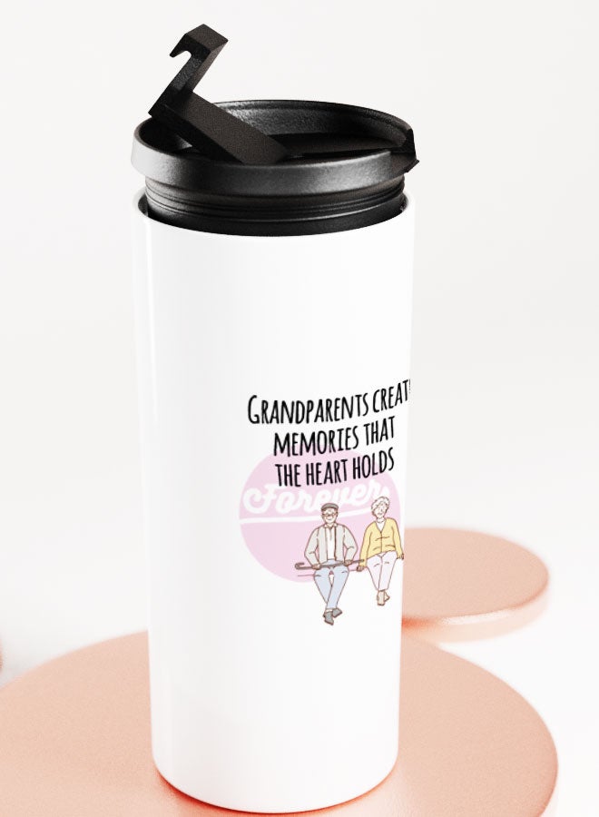 LIT كوب أبيض مع اقتباس متعلق بالعائلة - كوب مستقيم - أفكار هدايا للعائلة - اقتباس عن الأجداد - Image 4