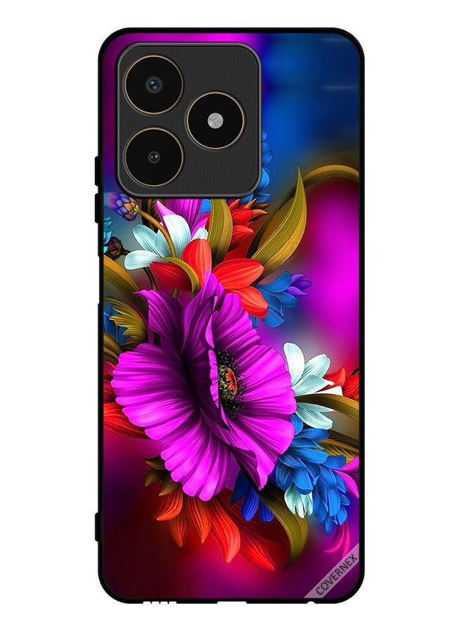 Covernex Protective Case Cover For Realme C53 HD Flowers Art - Image 1